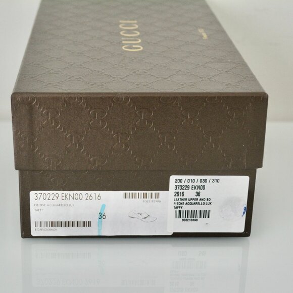 NIB AUTHENTIC GUCCI PYTHON HORSEBIT LOAFERS - Picture 8 of 8